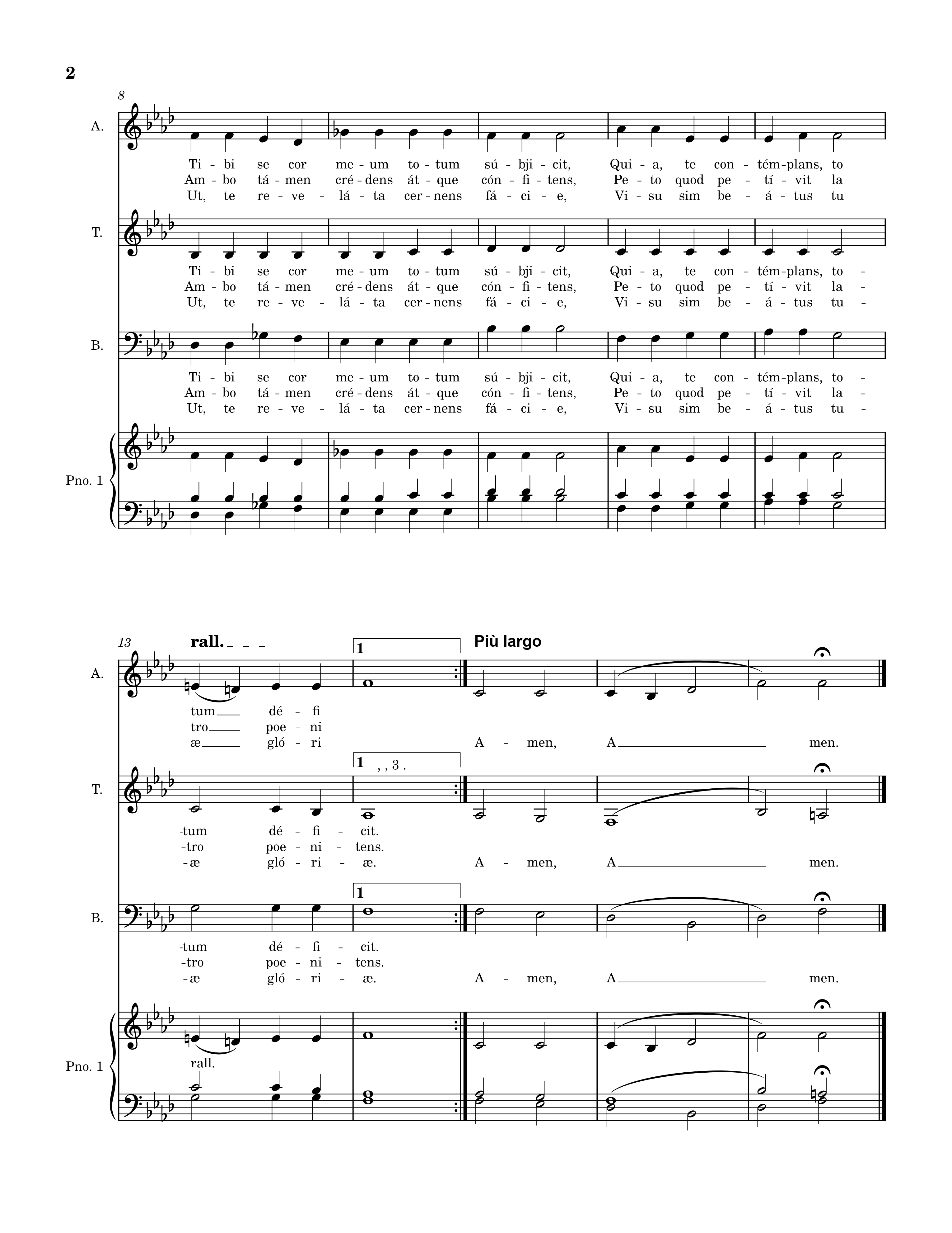 Adoro Te Devote page 2