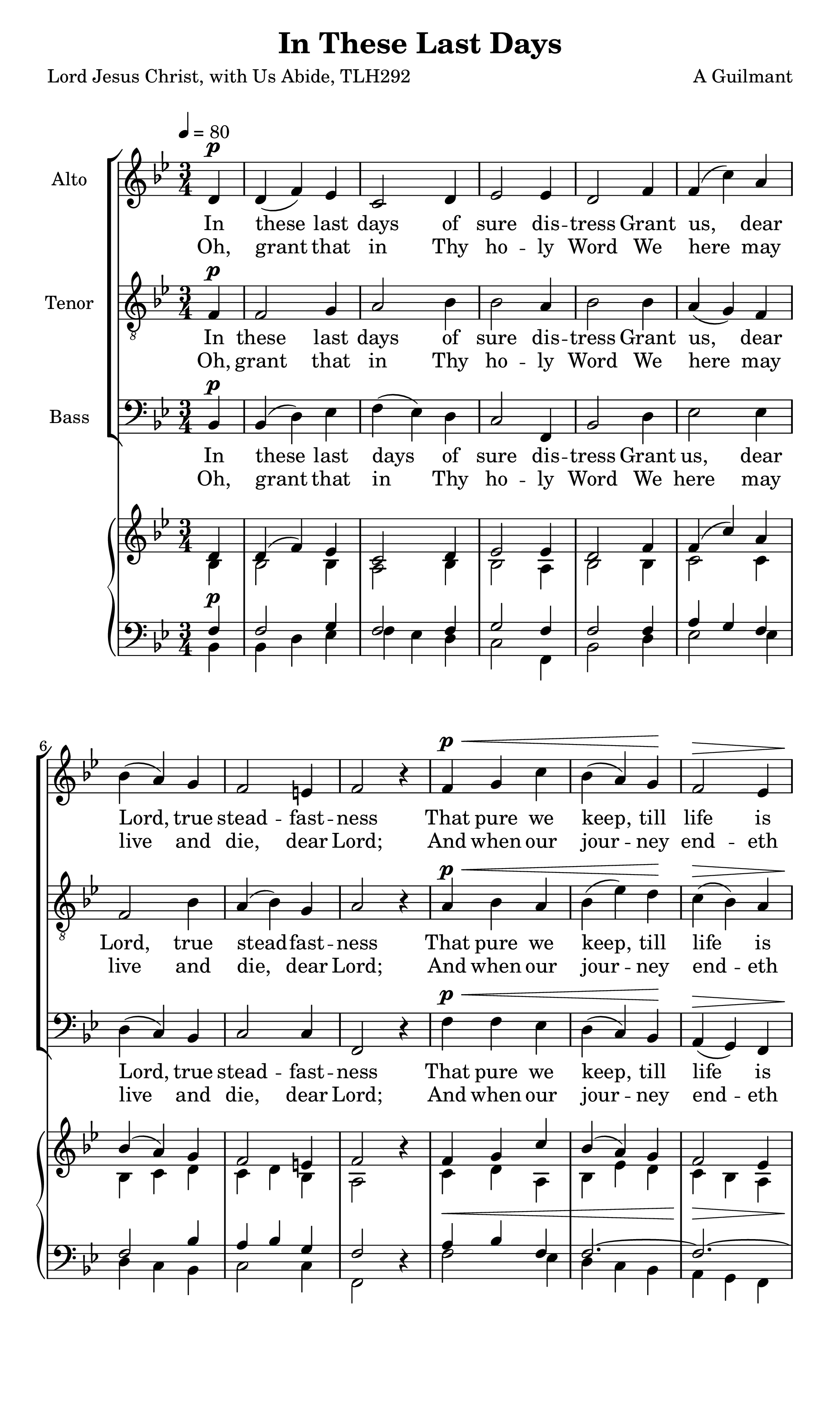 In These Last Days page 1